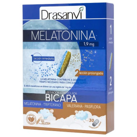 Melatonina Bicapa Retard 30 Comprimidos Drasanvi