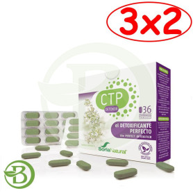 Pack 3x2 CTP 36 Comprimidos Soria Natural