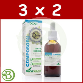 Pack 3x2 Composor 28 Nerval Complex 50Ml. Soria Natural