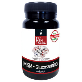 Msm + Glucosamina 40 Cápsulas Vegetales Nova Diet