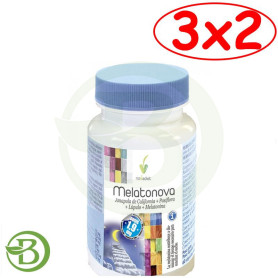 Pack 3x2 Melatonova 60 Cápsulas Nova Diet