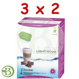 Pack 3x2 Batido Light Nova Chocolate 6x35Gr. Nova Diet