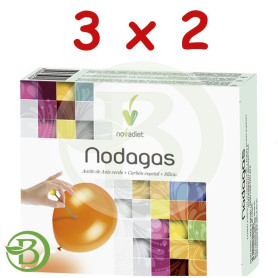 Pack 3x2 Nodagas 48 Cápsulas Novadiet