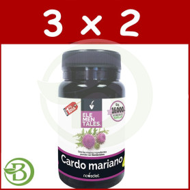 Pack 3x2 Cardo Mariano 30 Cápsulas Nova Diet