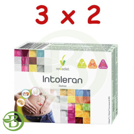 Pack 3x2 Intoleran 30 Comprimidos Novadiet