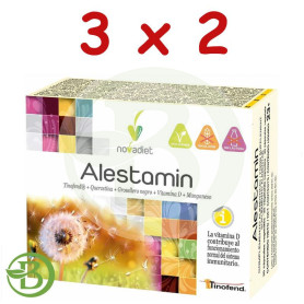 Pack 3x2 Alestamin 30 Cápsulas Vegetales Nova Diet