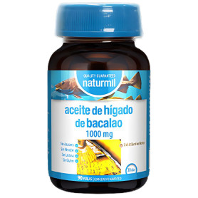 Aceite De Hígado De Bacalao 1000Mg 90 Perlas Naturmil