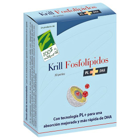 Krill Fosfolípidos Pl+Dha 30 Perlas 100% Natural