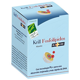 Krill Fosfolípidos Pl+Dha 90 Perlas 100% Natural