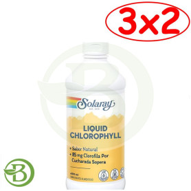 Pack 3x2 Chlorophyll Líquida 480 Ml Solaray