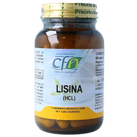 Lisina 500 Mg 60 Cápsulas Cfn