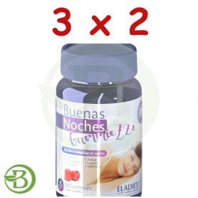 Pack 3x2 Buenas Noches Sueño + Estrés 30 Gummies Eladiet