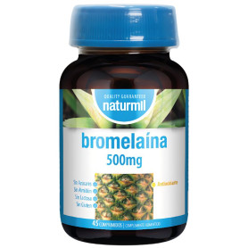 Bromelaina 500Mg 45 Comprimidos Naturmil