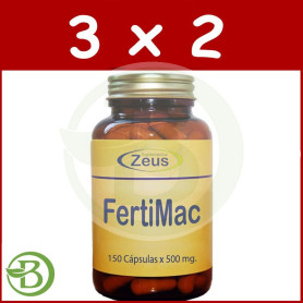 Pack 3x2 Fertimac 150 Cápsulas Zeus