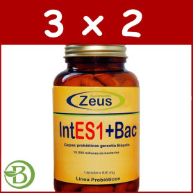 Pack 3x2 Intes1+Bac 60 Cápsulas Zeus