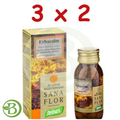 Pack 3x2 Sanaflor Compridos 2 Erbacalm 30Gr. Santiveri