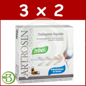 Pack 3x2 Artrosin Colágeno 16 Viales Santiveri