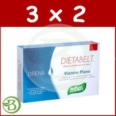 Pack 3x2 Db-Drena Vientre Plano 60 Cápsulas Santiveri