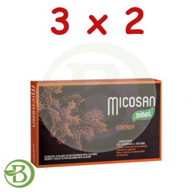 Pack 3x2 Micosan Energy 40 Cápsulas Santiveri