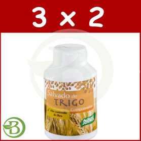 Pack 3x2 Salvado de Trigo 220 Comprimidos Santiveri