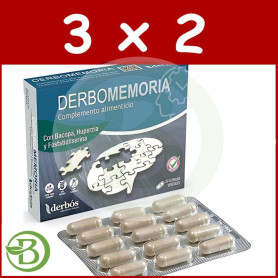 Pack 3x2 Derbomemoria 30 Cápsulas Derbós