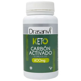 Carbón Vegetal 60 Cápsulas Keto Drasanvi