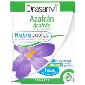 Azafrán 30 Cápsulas Nutrabasics Drasanvi