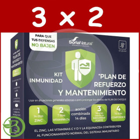 Pack 3x2 Kit Inmunidad Plan De Refuerzo y Mantenimiento Soria Natural