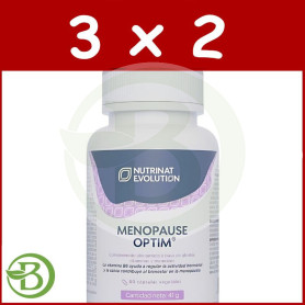 Pack 3x2 Menopause Optim 60 Cápsulas Vegetales Nutrinat Evolution