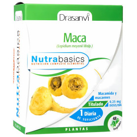 Maca 48 Cápsulas Nutrabasics Drasanvi