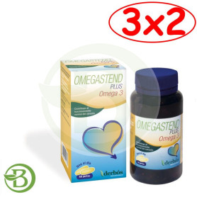 Pack 3x2 Omegastend Plus 60 Perlas Derbos