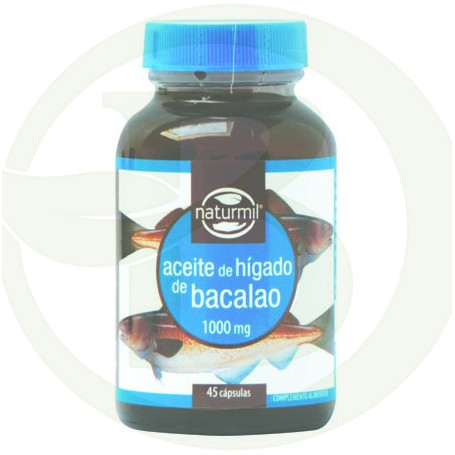Aceite De Hígado De Bacalao 1000 Mg Naturmil 45 Perlas