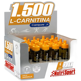 L-Carnitina 1500 Sabor Naranja 20 Viales Nutrisport