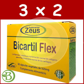 Pack 3x2 Bicartil Flex 30 Capsulas Zeus