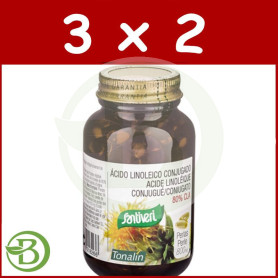 Pack 3x2 CLA Ácido Linoleico (Tonalin) 45 Perlas Santiveri