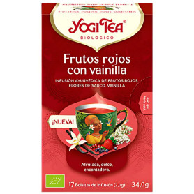 Frutos Rojos con Vainilla 17 Filtros Yogi Tea