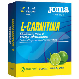 L-Carnitina Sabor Lima-Limón 10 Ampollas Joma Nutrition