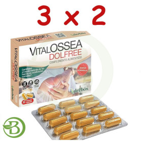 Pack 3x2 Vitalossea Dolfree 30 Cápsulas Derbos