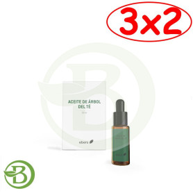 Pack 3x2 Aceite De Arbol del Te 20 Ml (Gotero) Ebers