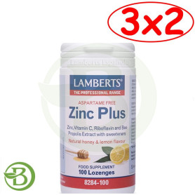 Pack 3x2 Zinc Plus Lozenges Lamberts