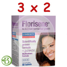 Pack 3x2 Florisene 90 Tabletas Lamberts