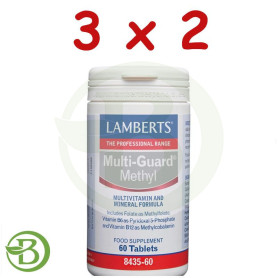 Pack 3x2 Multi-Guard Methyl 60 Tabletas Lamberts