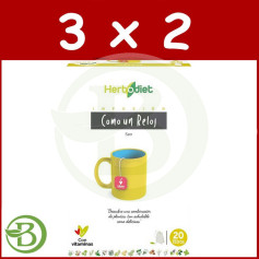 Pack 3x2 Herbodiet Como Un Reloj 20 Filtros Nova Diet