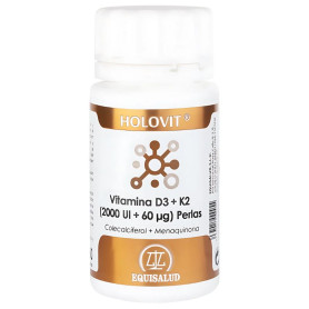 Holovit Vitamina D3 2.000Ui + K2 60Μg 50 Perlas Equisalud