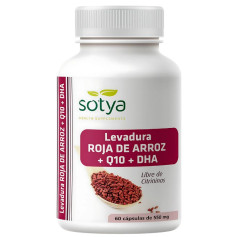 Levadura Roja De Arroz + Q10 + Dha 550Mg 60 Cápsulas Sotya