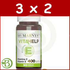 Pack 3x2 Vitahelp e 400Ui 90 Cápsulas Marnys