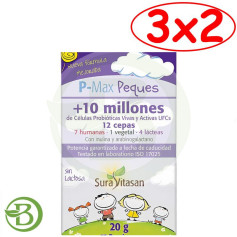 Pack 3x2 P-Max Peques 20Gr Sura Vitasan