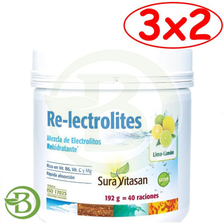 Pack 3x2 Re-Lectrolites 192Gr Sura Vitasan