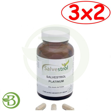 Pack 3x2 Salvestrol Platinum 60 Cápsulas