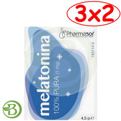 Pack 3x2 Melatonina 100% Pura 90 Comprimidos Soria Natural